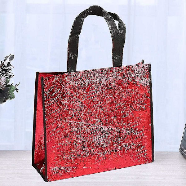 9 Styk Ikke-Vævede Tasker Genanvendelige Kompatible Med Tote Bag (32 * 12 * 40 cm)