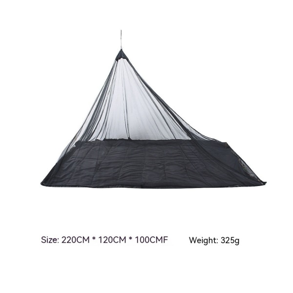 Camping Myggnett Seng Kompakt og Ultralett for Reise, Hull Mesh Netting for Camping og Fotturer, Uten Sovematte