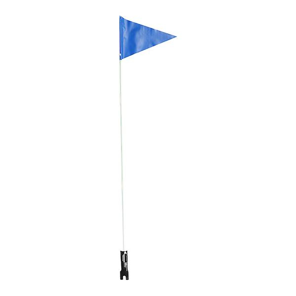 Maastopyörälippu Sininen Pyörälippu Pyörävaunun Turvallisuuslippu Lasten Pyöräilylippu Lasikuitulipputanko Sininen 200x27.5cm Blue 200x27.5cm