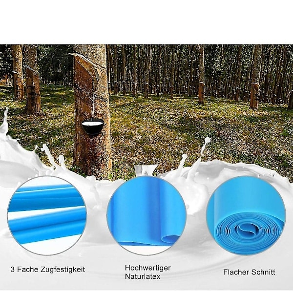 Vastuskuminauha, Pitkä Elastinen Litteä Nauha, Lateksiton, Harjoitusvälineet Kotiharjoitteluun ja Fysioterapiaan_RY