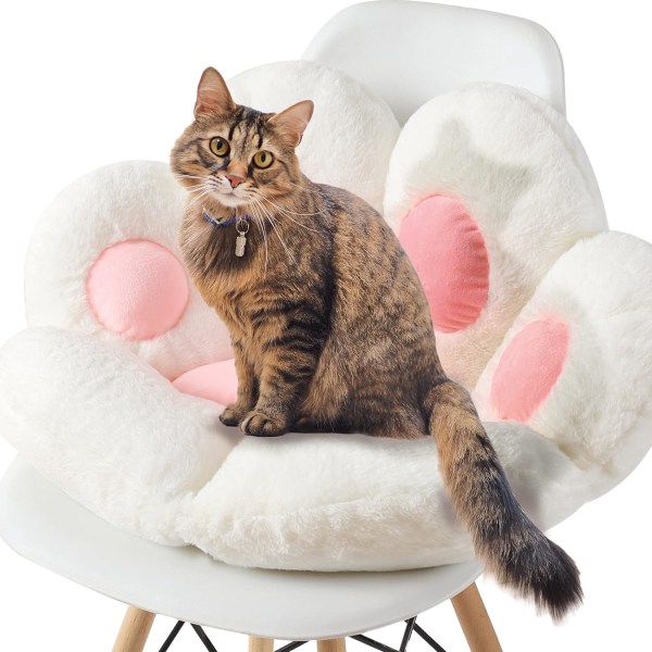 Cat Paw Cushion Kawaii Chair Cushions 27,5 x 23,6 tum Cute Stuff Sittdyna Comfy Lazy Sofa Kontorsgolvkudde för spelstolar R