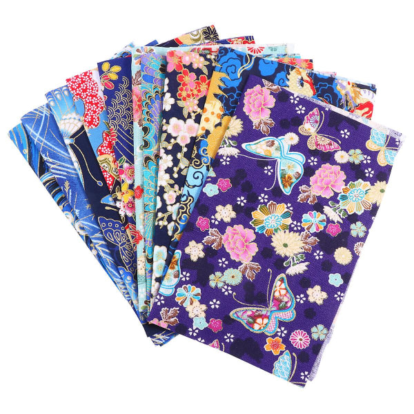 10pcs Printing Patchwork Cloth Assorted Fabric Piece Diy Sheet Fabric Plain Cloth Handmade Quilting