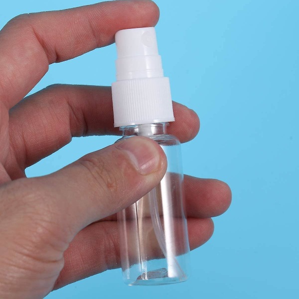 Bærbar miniplast liten tom sprayflaske for sminke og hudpleie Gjenfyllbar reisebruk
