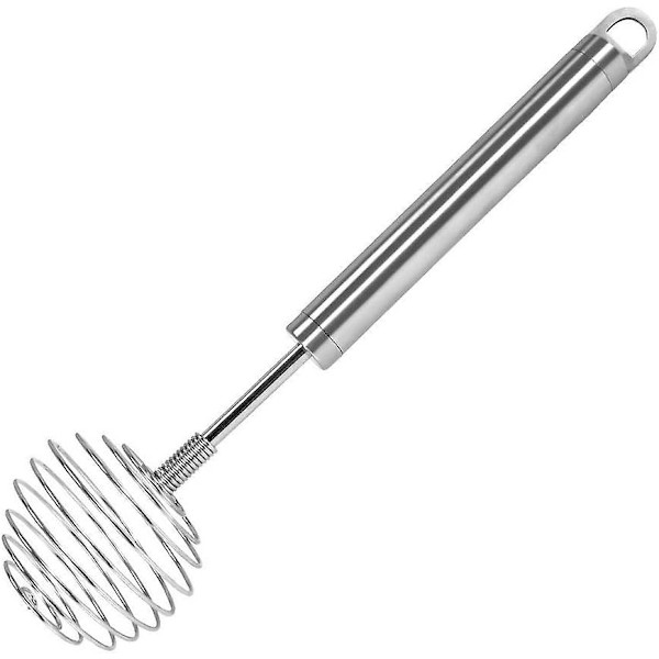 Visp i rostfritt stål, multifunktionell handspiralvisp, manuell mixer, ballongformad visp, potatismosa, köksbakverk, redskap