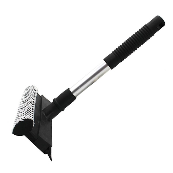 Dubbelsidig Glasborste Rengörare Fönsterputsare Praktisk Borste Wiper För Hem Köket (svart Black 20X29CM