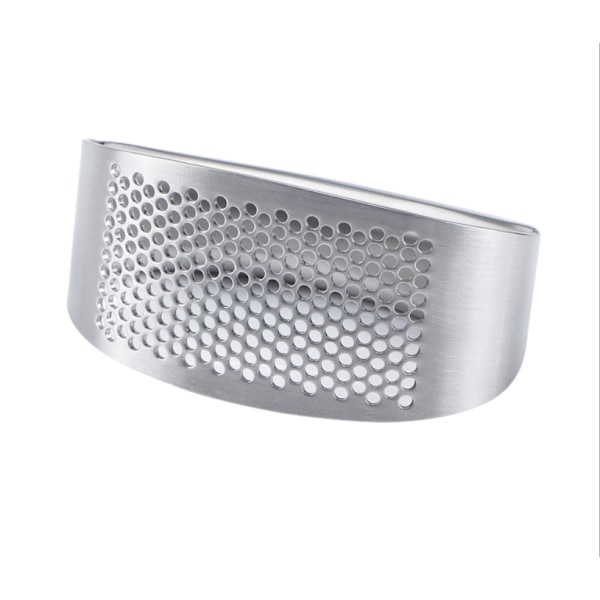 Hvidløgspresse, rustfrit stål, super holdbar, opvaskemaskine sikker, essentiel i køkkenet (sølv, med proptrækker)