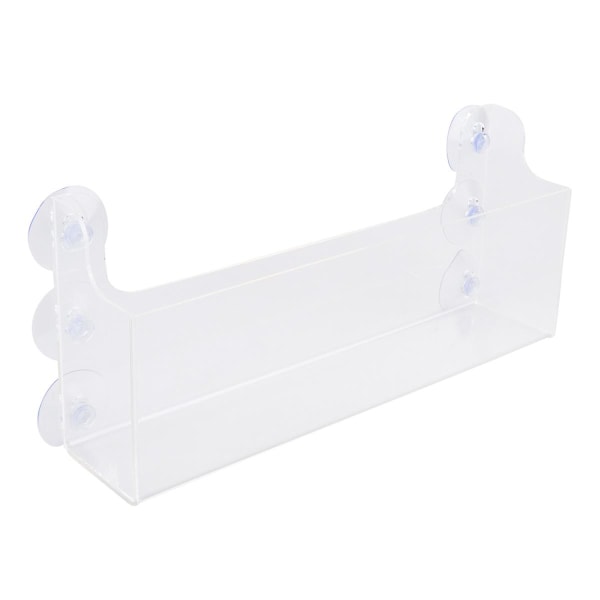 1 kpl Imu-tyyppinen Näyttökehyksen Akryyli Säilytyshylly Läpinäkyvä Juomateline Jääkaapin Hylly (5 Juomateliin) 14.7*35.7cm 14.7*35.7cm
