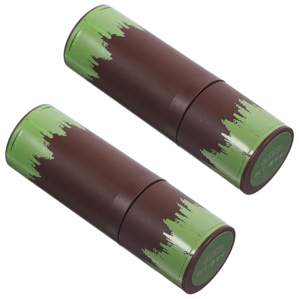 2 st Hårfärgspulverpenna för hårrötter, skugga, concealer, brun, 7,8 x 2,5 x 2,5 cm Brown 7.8X2.5X2.5CM