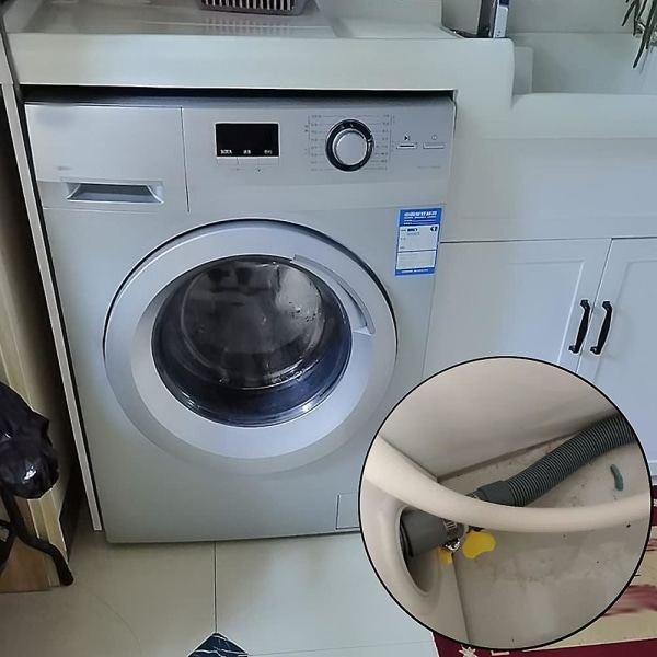 Universal Avloppsslang, Tvättmaskin Avloppsslang, 3m Universal Avloppsslang, Diskmaskin Slangförlängning, Slang Avloppsslangförlängning