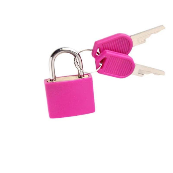 4 kpl Matkalaukku Lukot Avaimilla, Pienet Lukot Kahvalla, Matkatavaroiden Lukot Värillisiä Mini Lukkoja, Lokerolle, Matkatavaralle, Kouluun, Arkisto Kaappeihin, Kuntosalille