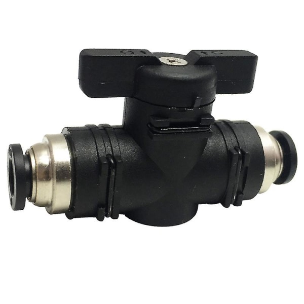 Pneumatisk kulventil, Push To Connect styrventilsanslutningar