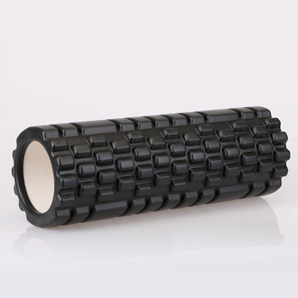 Skumrulle för Yoga, Solid Muskelavslappning, Fitnessrulle, Sportmassagerare, 45cm
