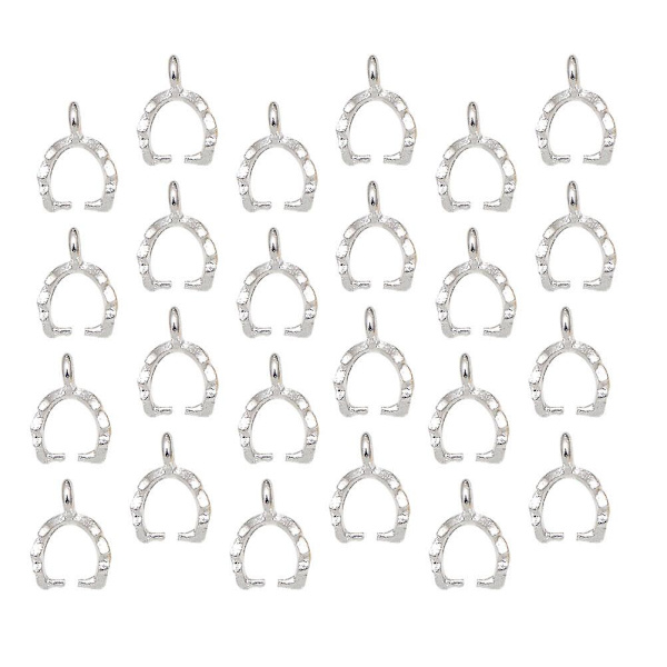 100 kpl Seosapäällysteisiä Lehti Soljen Muotoisia Seosriipuksia DIY Koruihin Kaulakoruihin Korvakoruihin (hopea)Hopea1*0.8*0.5cm Silver 1*0.8*0.5cm