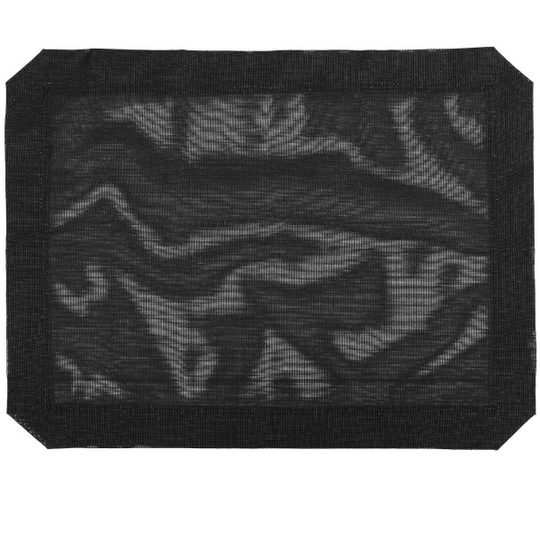 Avtagbar Hundbäddöverdrag Andningsbart Hundhängmatta Höjt Överdrag Hundbädd Valp Sovbäddöverdrag Svart Black 90x69x0.8cm