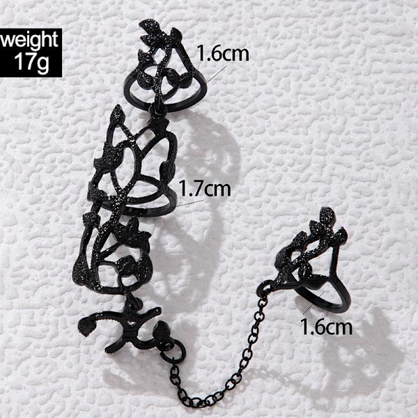 Flere Ringe Finger Stack Knuckle Band Punk Håndkæde Ring Finger Armbånd Strand Slave Armbånd Smykker til Kvinder og Piger