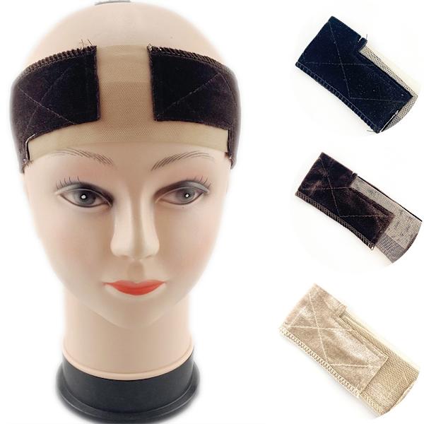 Wig Grip Band Original Velvet Lace WiGrip Pääpantapidike Pitsiperuukkeille ja Frontaleille, Vahvistettu Sveitsiläinen Pitsi Saumaton Siirtymä 3kpl