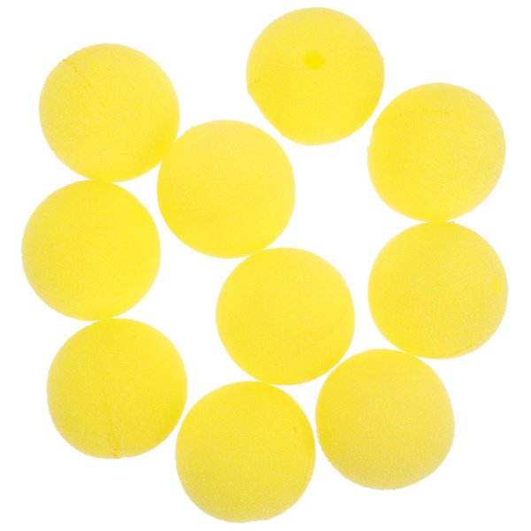 20 st Clown Näsa Kostym Rekvisita Komisk Kostym Tillbehör Gummi Clown Näsa Skum Clown Näsa Clown Peruk Rolig Fest Peruker Gul 5X5X5CM Yellow 5X5X5CM