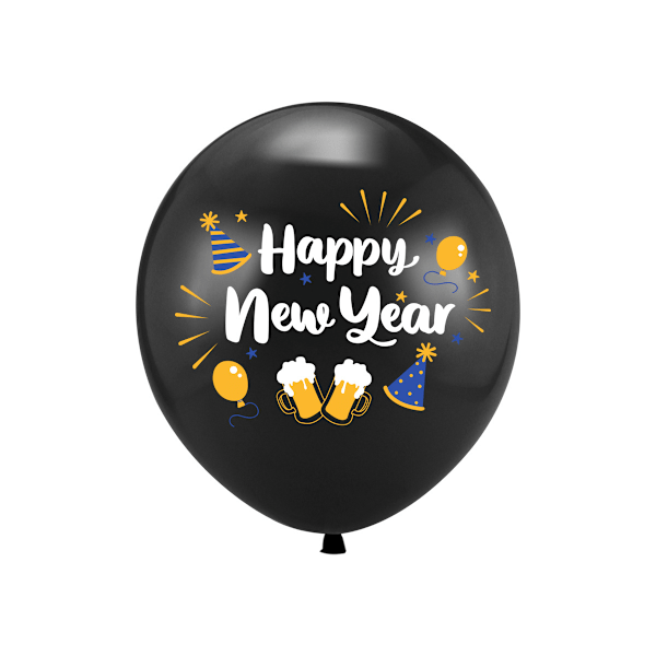 20 stk. 12 tommer Party Latex Balloner, Sort Guld Tema Party Ballon Fødselsdag Jubilæumsfest Dekoration til Pige Dreng