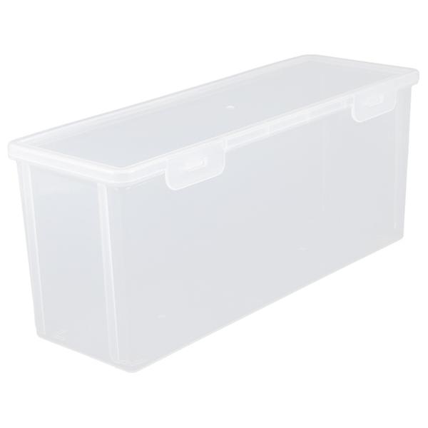 Refrigerator Storage Box Home Sealed Toast Household Fridge Bread Box Clear Toast Crisper30X13CM