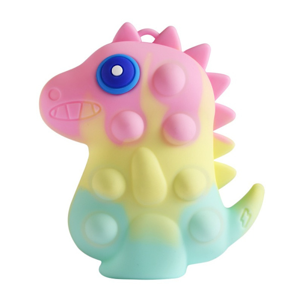 Avlastning, Klämma, Fingerbubbla, Dinosaurie Silikon Sugleksak