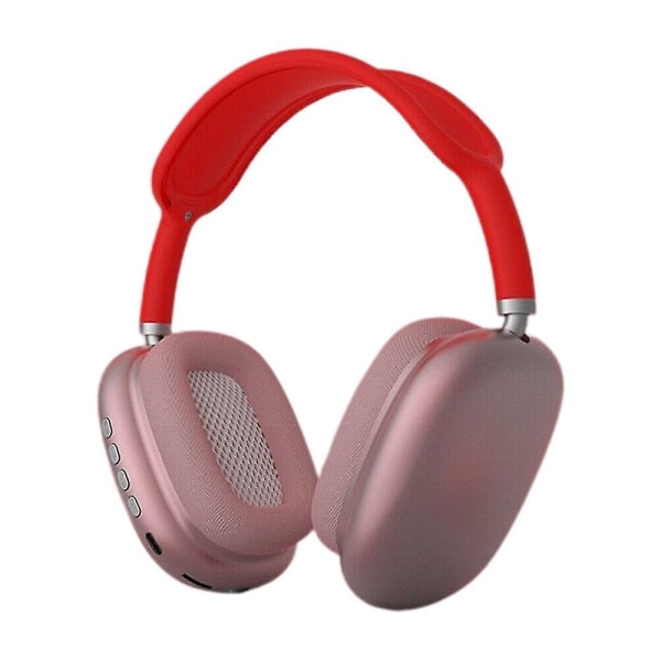 P9 Trådløs Bluetooth-hodetelefon Støyreduksjon Musikk Sport Headset For Air MasRed Red
