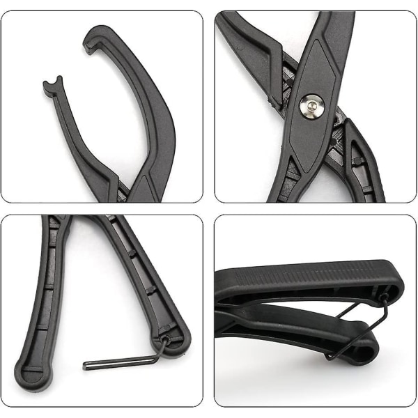 Cykeldäckssittverktyg, däckspaksverktyg med halkfritt handtag för cykel (1st, svart)
