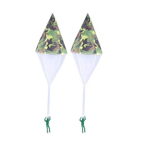 2 kpl Lasten lelut Lasten laskuvarjo lentävät lelut Pieni laskuvarjo Lapset laskuvarjo CamouflageM Camouflage M