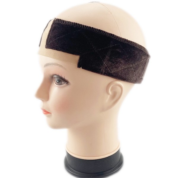 Wig Grip Band Original Velvet Lace WiGrip Pääpantapidike Pitsiperuukkeille ja Frontaleille, Vahvistettu Sveitsiläinen Pitsi Saumaton Siirtymä 3kpl