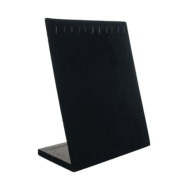 Halskjede Kjede Armbånd Display Stativ Showcase Smykkeholder Display Organizer (svart) - Liten Størrelse Black S