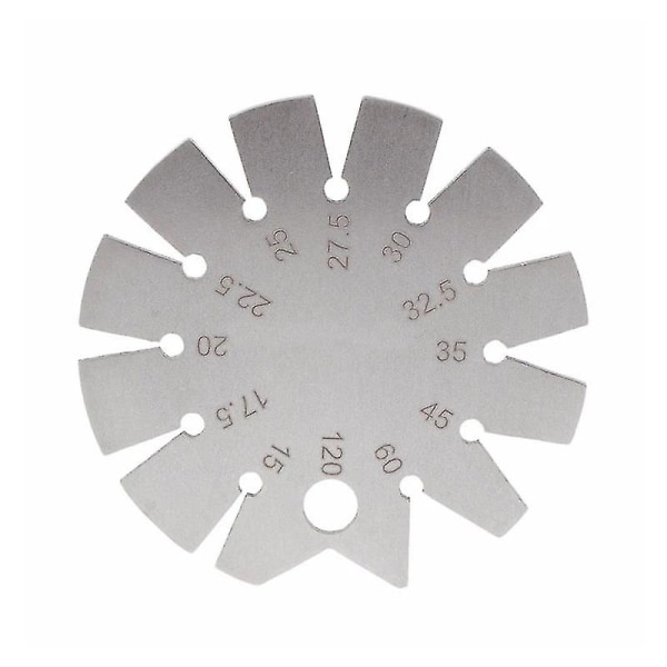 15 gauge verktyg -120 för rostfritt stål avfasad gradskiva (1 stycke, silver)