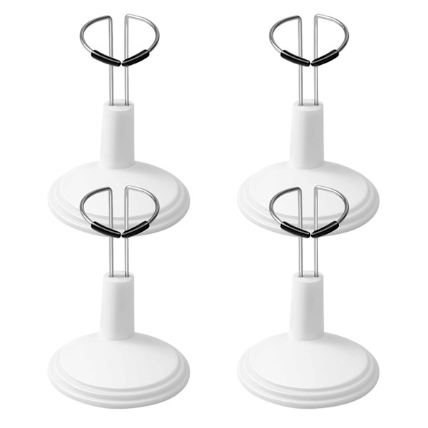 4 stk Dukkestads Støtte Dukkeudstilling Holder Actionfigurer Stativ Dukketilbehør Baby Piger Gave