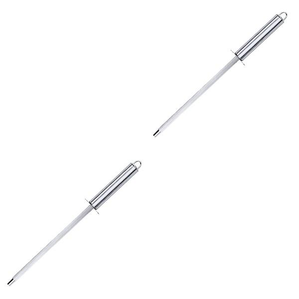 3 stk. Stål Slipestang Profesjonell Sliper Honing Stål For Hjemmekokk Kokker 2 stk. 2pcs