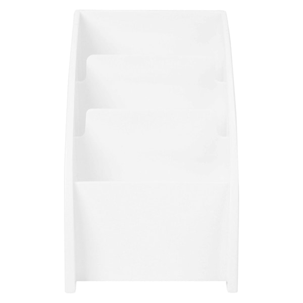 Plastförvaringslåda för skrivbord, telefonförvaringslåda, kontorsbordssorterare, skrivbordsförvaring, behållare för hemmet White 11.5*8.9CM