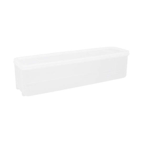 2 stk Kjøleskap Skuffe Matbokser Kjøleskap Oppbevaringsbeholder Nuddelbeholder Dumpling Oppbevaringsboks White 30.5x8.5cm