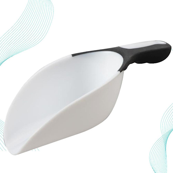 Is-Ske Ice Scoop Fryser Candy Buffet Scoops Ice Scoop Plastik Scoop Candy Bar Scoops Scoop Shovel Metal Spoon Hvid 22X8CM White 22X8CM