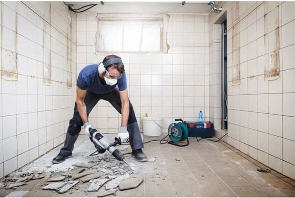 SDS-Max fladmejsel 25 x 400 mm stålmejsel til nedrivning, beton og murværk, kompatibel med SDS-Max borehamre