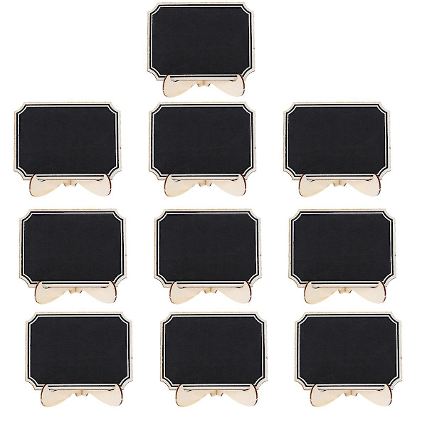 Mini Tavlenummer Skilt Bryllup Små Tavler Prislapp Tavle Meldingstavle Skilt Black