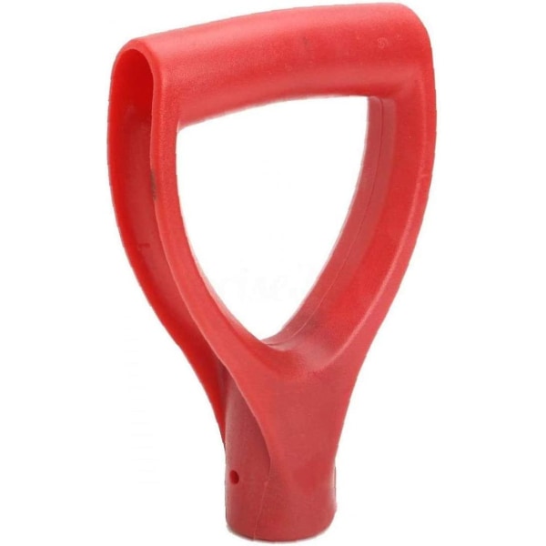 Replacement Snow Shovel D Grip Handle Plastic Snow Scoop Handle For Shovels Fork Spade Garden Accessories(2pcs, Red)