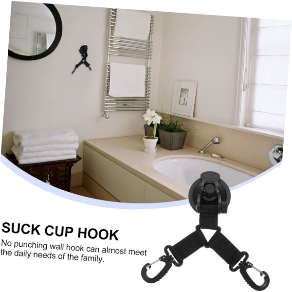 2 Pcs Tent Suction Cup Coat Rack Hooks Outdoor Tent Outdoor Hooks Camping Hooks Camping Tarp Anchor Car Side Awning Hook Suction C