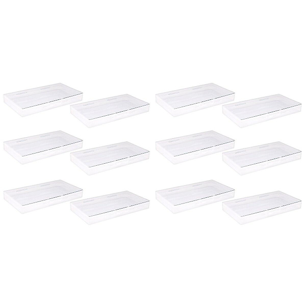 18 kpl Muoviset Kotityöpöydän Säilytyslaatikot Meikki Tarvikkeet Kuvat Säiliöt 12 kpl 27x27x1cm 12 pcs 27x27x1cm