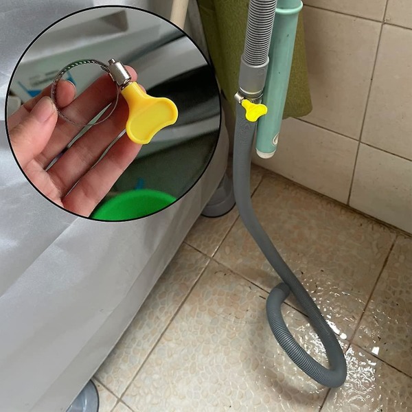Universal Avloppsslang, Tvättmaskin Avloppsslang, 3m Universal Avloppsslang, Diskmaskin Slangförlängning, Slang Avloppsslangförlängning