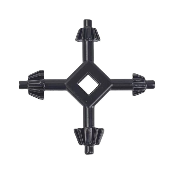 Set med 5 st Universal 4-vägs Chuck-nyckel 4 i 1 Borrchucknyckel, 4-vägs Borrpress Chuck-nyckel Universal Kombination Hand