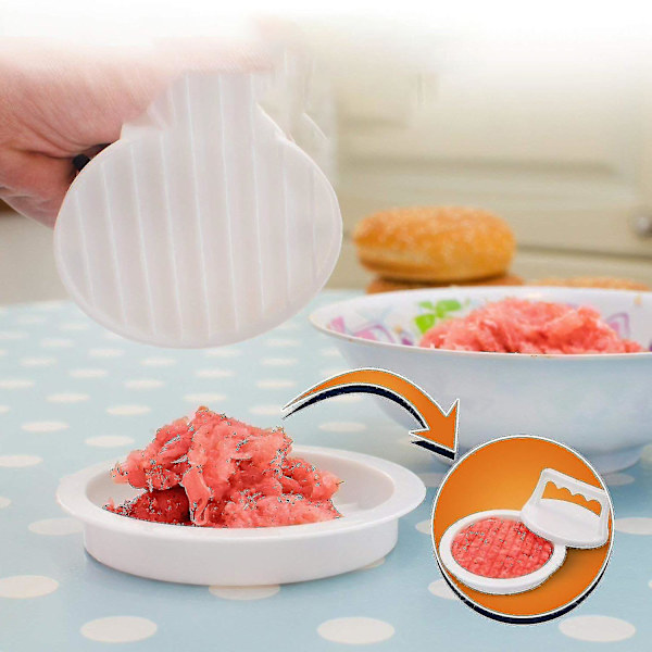 Hamburgare Press - Perfekt Storlek 11,4 cm (4,5 tum) Burgerformar för Enkel Lossning, Hamburgare Press för Grilltillbehör Set (2 Delar)
