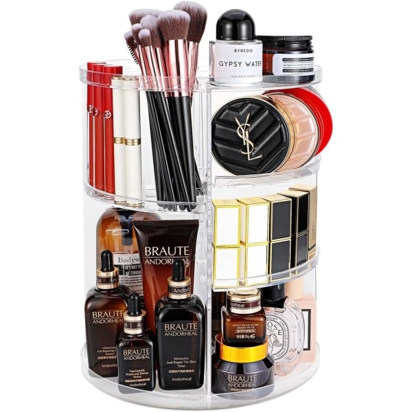 RYI)Makeup Organizer, Makeup Organizer, 360 Graders Roterende Kosmetik