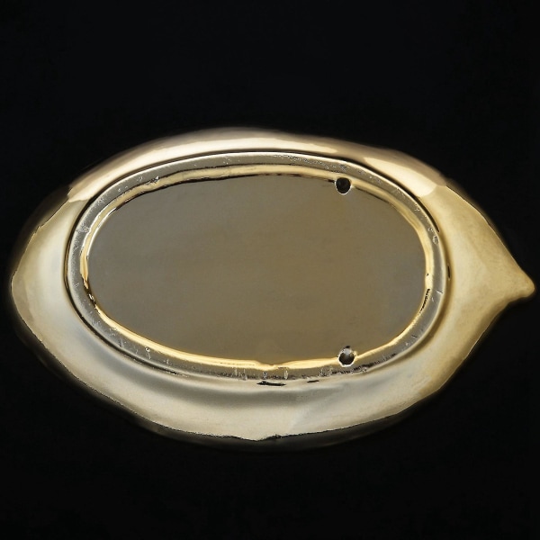 4x koristeellinen kultalehtinen keraaminen lautaslautanen posliinikaramelli-koristeluastia koruille hedelmätarjotin