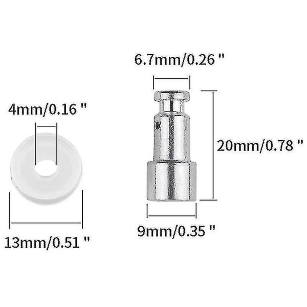 20-pack Tryckkokare Ångventil Universal Ersättningsflytare och Tätning för Tryckkokare XL
