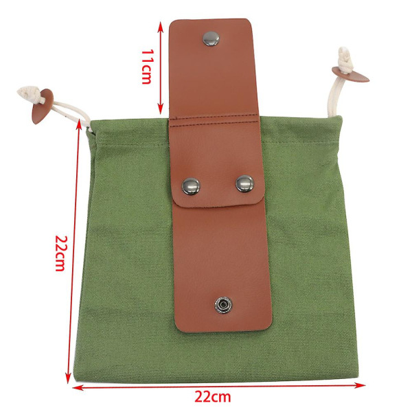 Foderpåse Fruktplockarpåse Midjehängande Verktygsväska Camping Jakt, Fruktplockarpåse Midjehängande Verktygsväska Med Hängande Spänne, 1-pack
