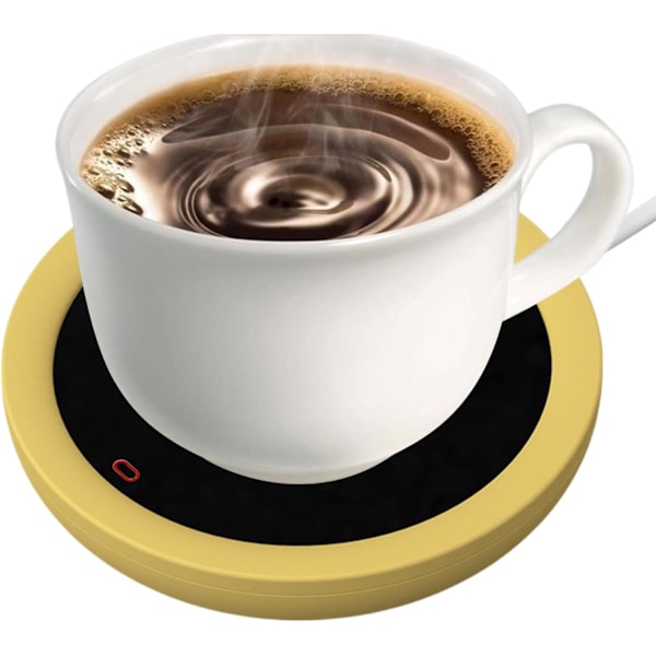 Tekopvarmer, 3 Temperaturindstillinger USB Kaffekopvarmer, Hærdet Glas Elektriske Drikkevarmere