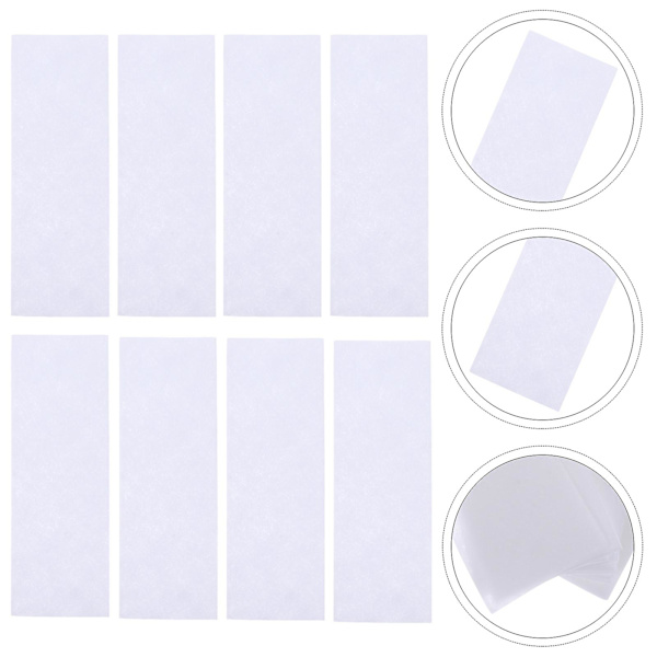200 st Vävda Vaxpapper Professionella Papper Vaxremsor Håravlägsnande Vaxpapper Vit 20x6.7cm White 20x6.7cm