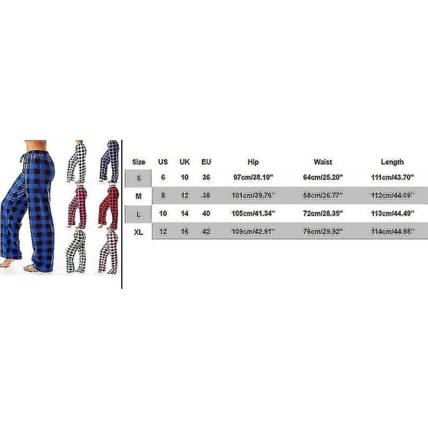 Mjuka pyjamasbyxor för dam, loungebyxor, sovbyxor